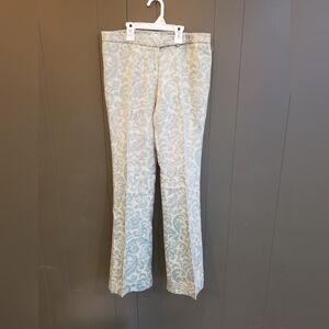 Vintage Marciano size 4 jacquard flared pants